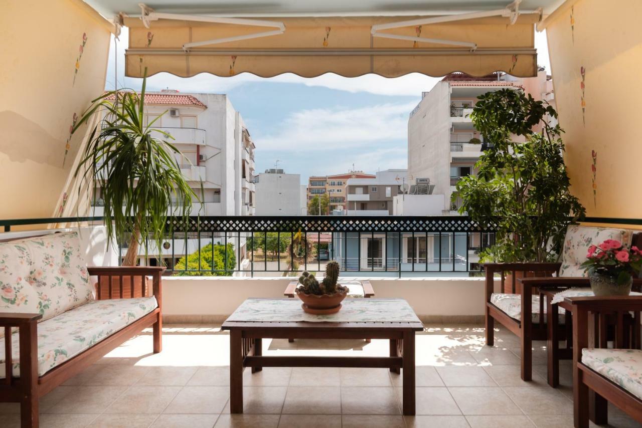 Penthouse 5 Min From Airport And Sea Appartamento Markópoulon Esterno foto